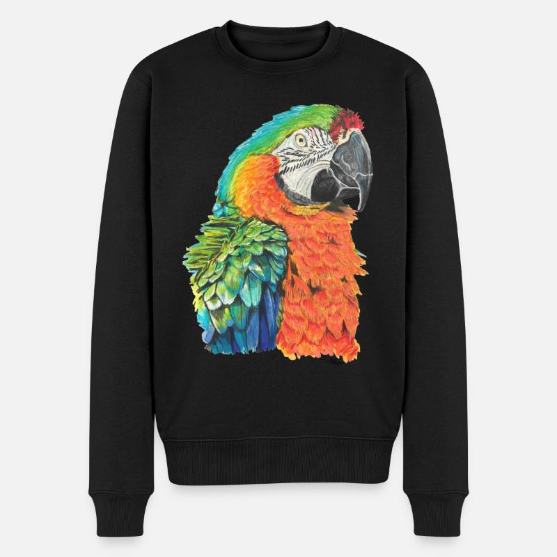 perroquet - Pull Premium bio Homme - noir