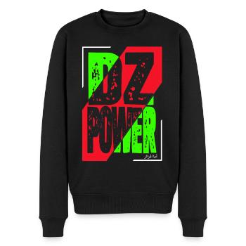 Dz power cadeau pour un Algérien - Pull Premium bio Homme - noir - Devant - Nico (187cm)