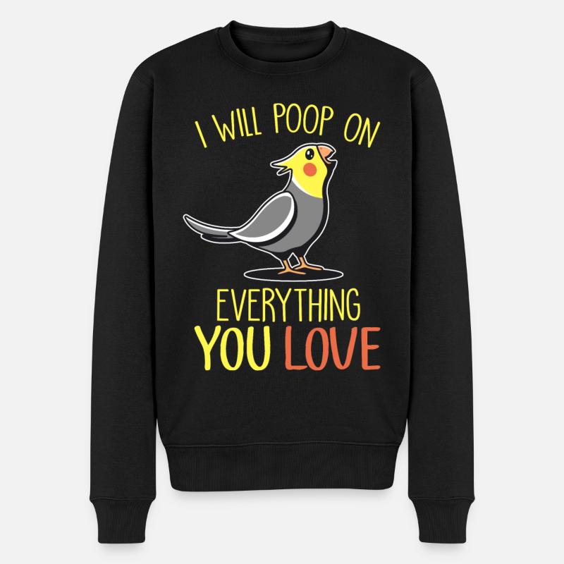 Calopsitte - Pull Premium bio Homme - noir