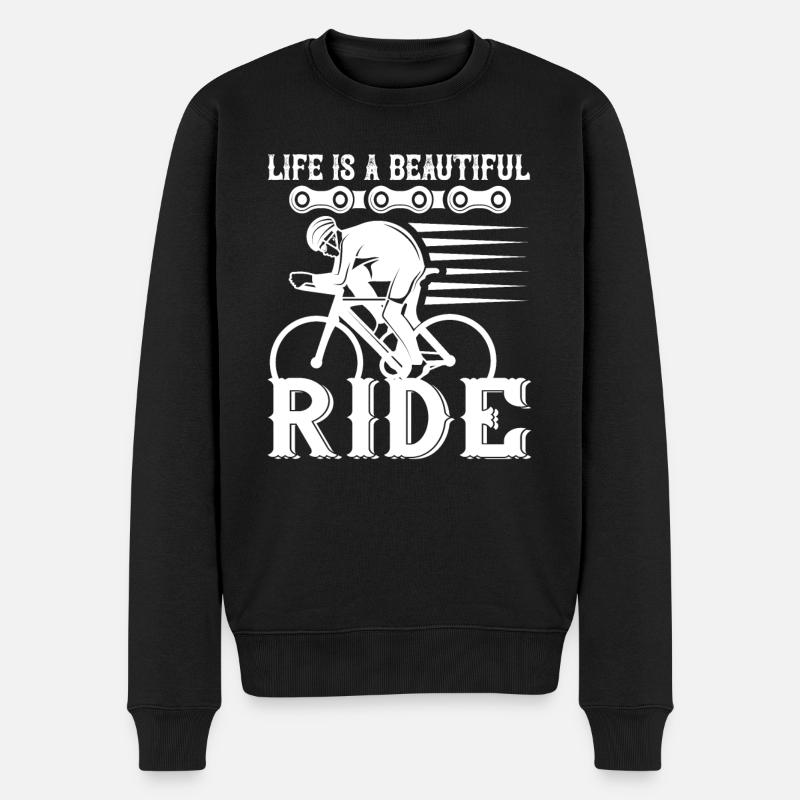Life Is A Beautiful Ride - Pull Premium bio Homme - noir
