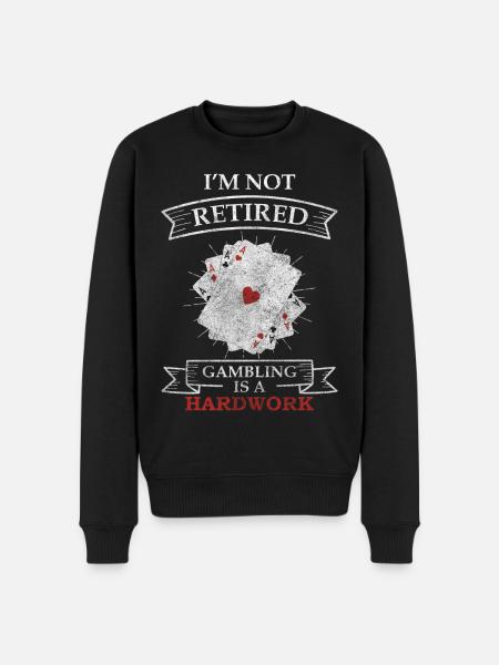Card Card Blackjack Game - Men's Premium Organic Jumper - black