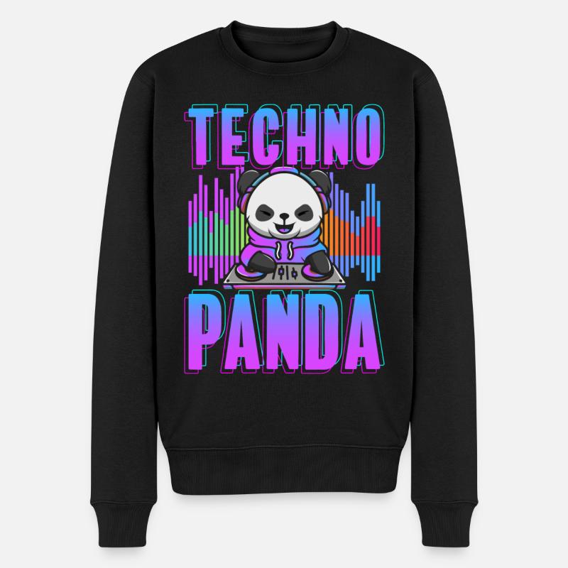 Rave Rave Music Electro Party - Pull Premium bio Homme - noir