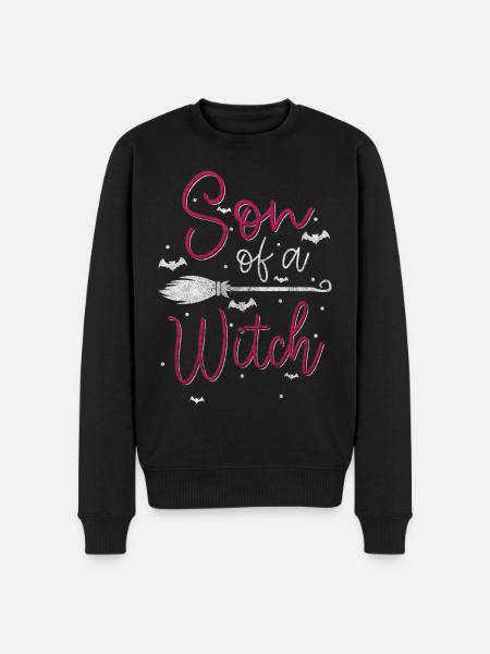 Witchcraft Wife Halloween Wicca - Men's Premium Organic Jumper - black