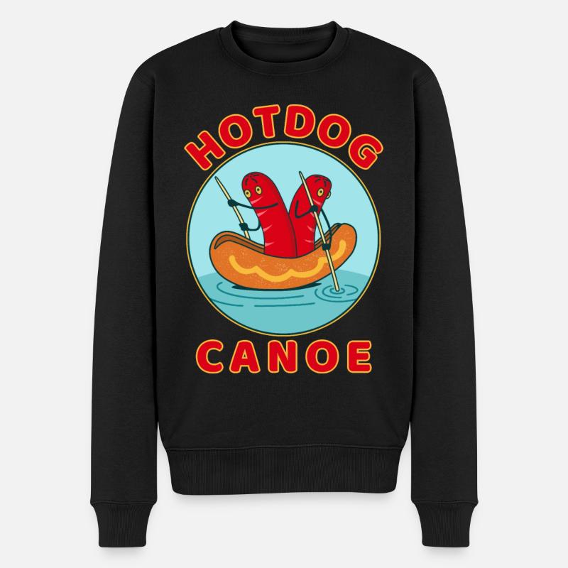 Hot-dog Drôle - Pull Premium bio Homme - noir