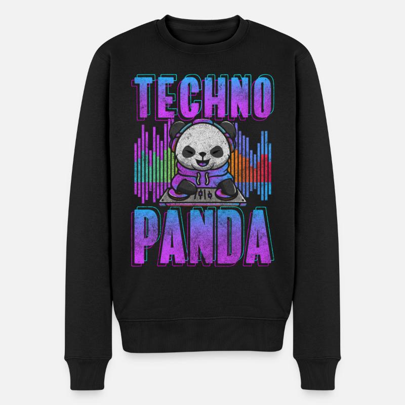 Rave Minimal Jumpstyle - Pull Premium bio Homme - noir