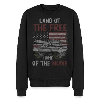 Krieg Waffe Schlacht - Männer Premium Bio Pullover - Schwarz - Vorne - Nico (187cm)