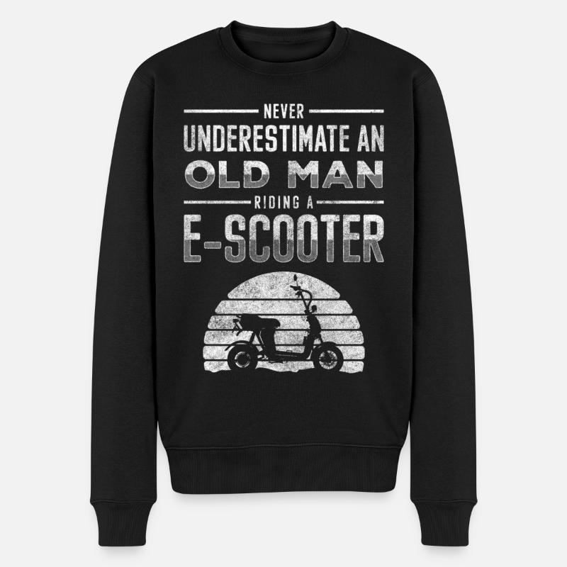 E-Scooter City Tuning Race - Pull Premium bio Homme - noir