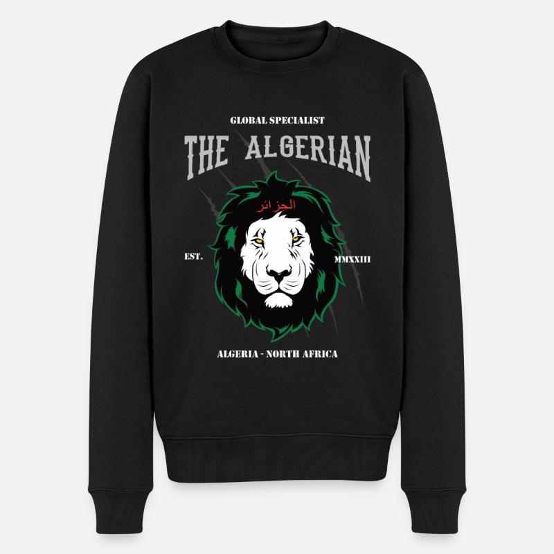 L’algérien, design cool pour l’algérien - Pull Premium bio Homme - noir