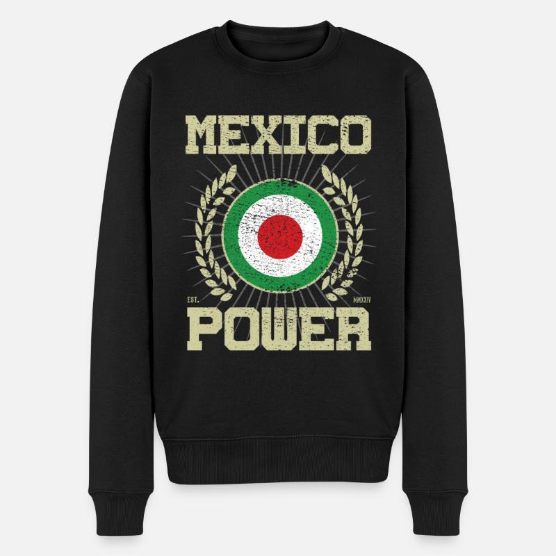Design cool du Mexique - Pull Premium bio Homme - noir
