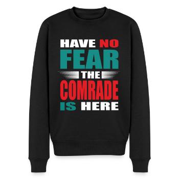 Have no Fear the Comrade is here Outfit - Men's Premium Organic Jumper - black - Front - Nico (187cm)