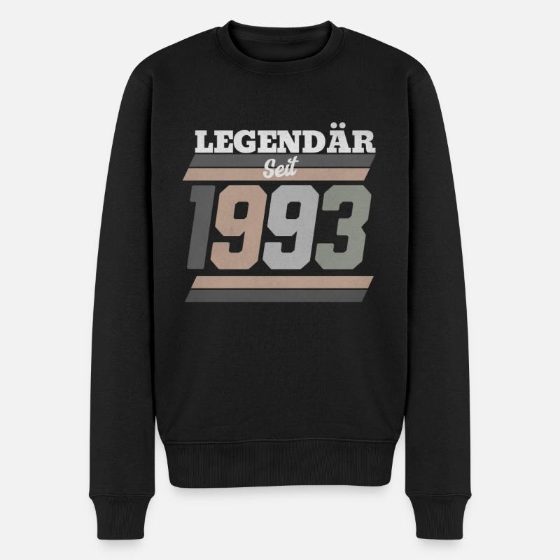 Legendär seit 1993 - Männer Premium Bio Pullover - Schwarz