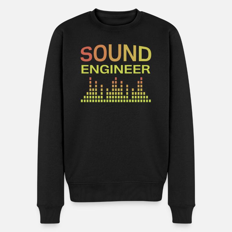 Sound Engineer Tontechniker - Männer Premium Bio Pullover - Schwarz