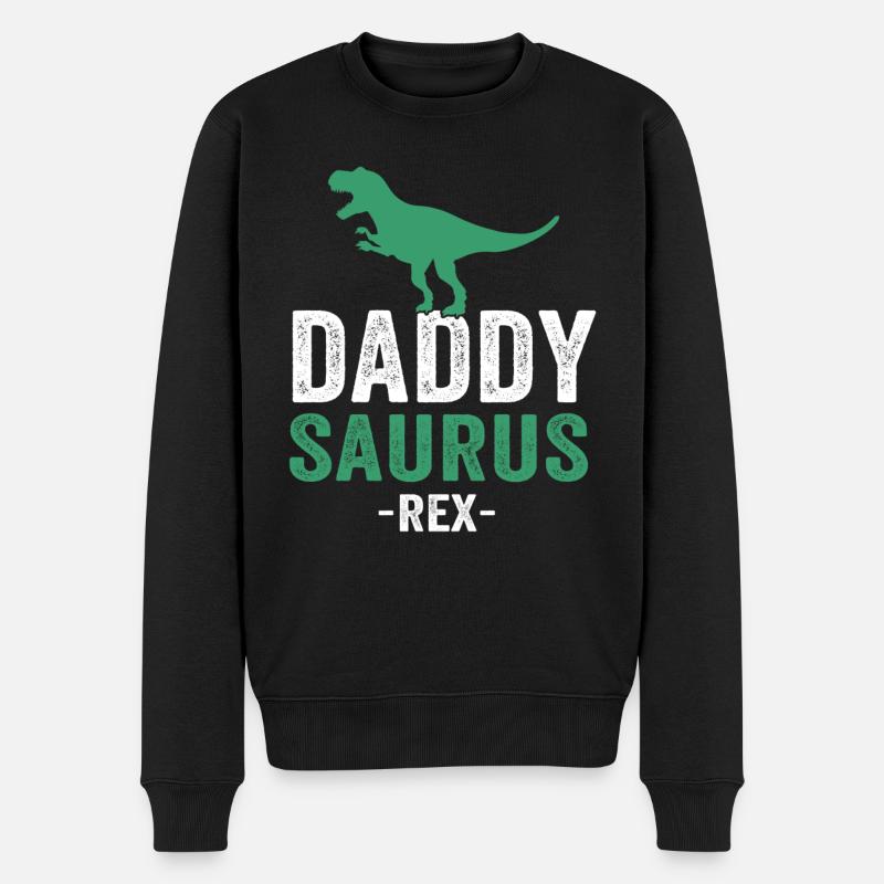 Daddysaurus ( Daddysaurus ) - Pull Premium bio Homme - noir