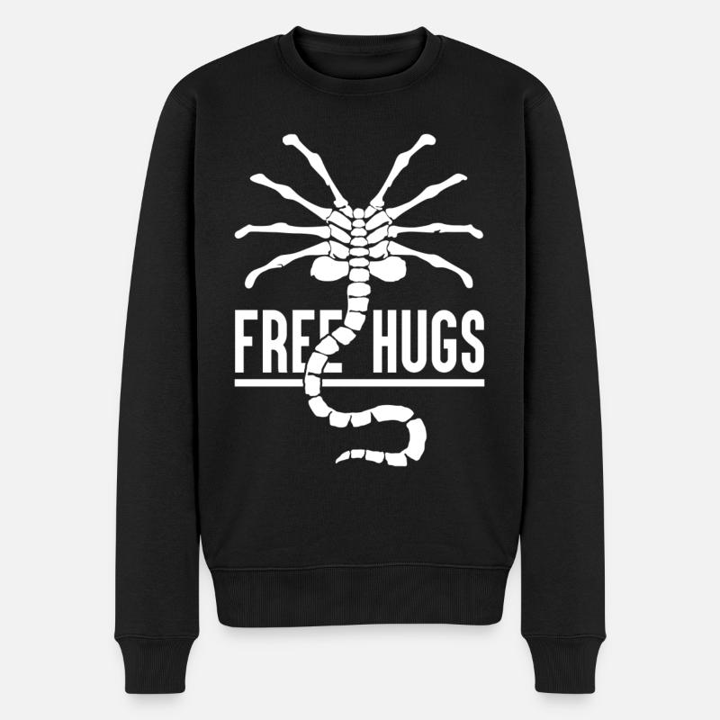 Câlins gratuits - Pull Premium bio Homme - noir