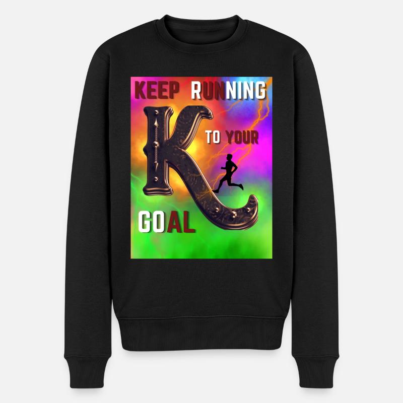 Goal Design - Männer Premium Bio Pullover - Schwarz
