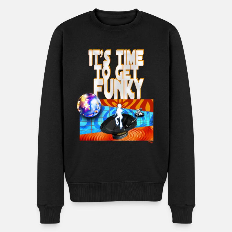 Il est temps de froussard - Pull Premium bio Homme - noir