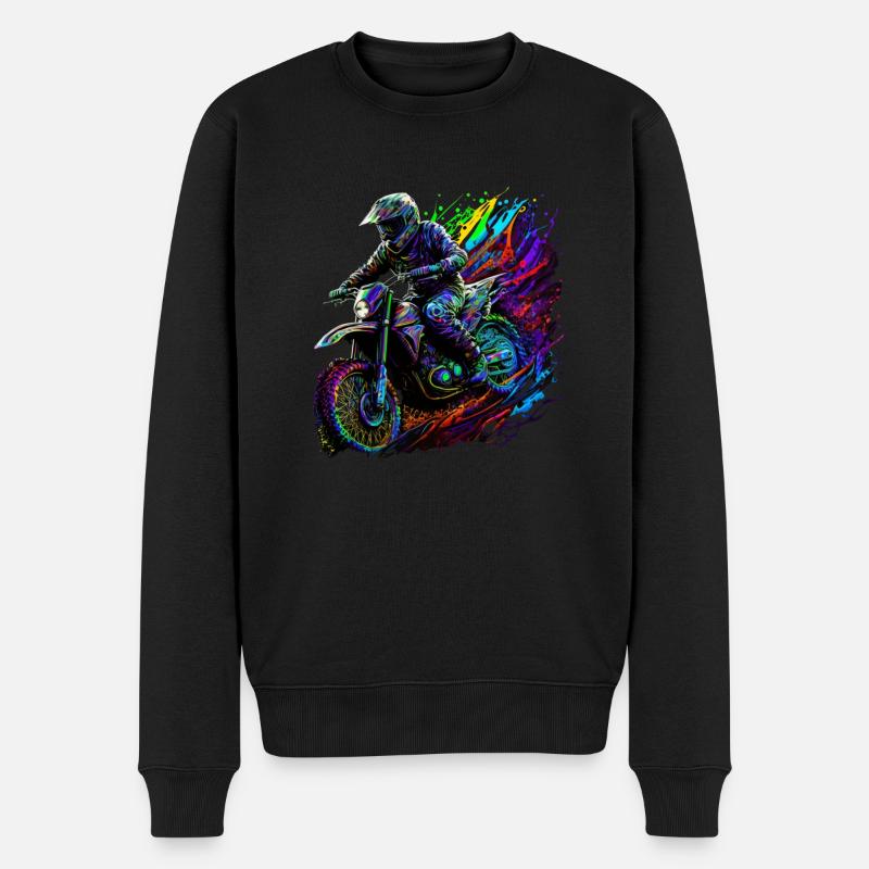 Amour du motocross - Pull Premium bio Homme - noir