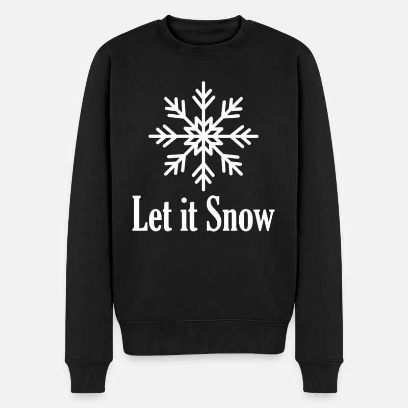 Laissez-le neiger - Pull Premium bio Homme - noir