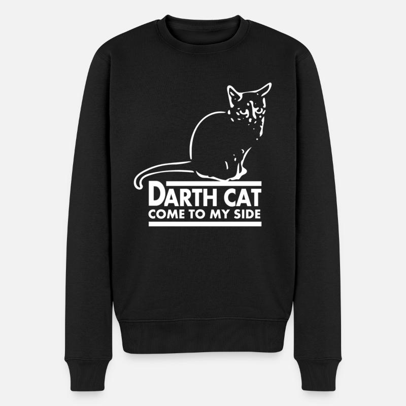 Chat sombre - Pull Premium bio Homme - noir