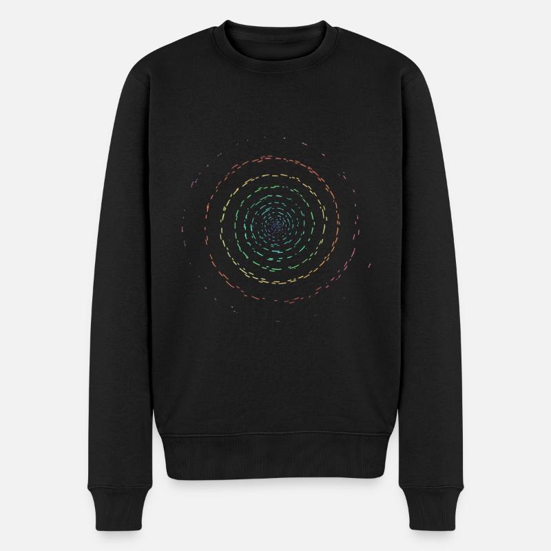 Arc-en-ciel Rond-point Créer soi-même - Pull Premium bio Homme - noir