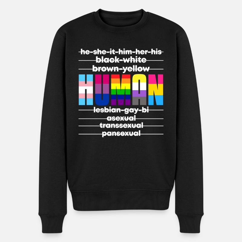 Humain - Pull Premium bio Homme - noir