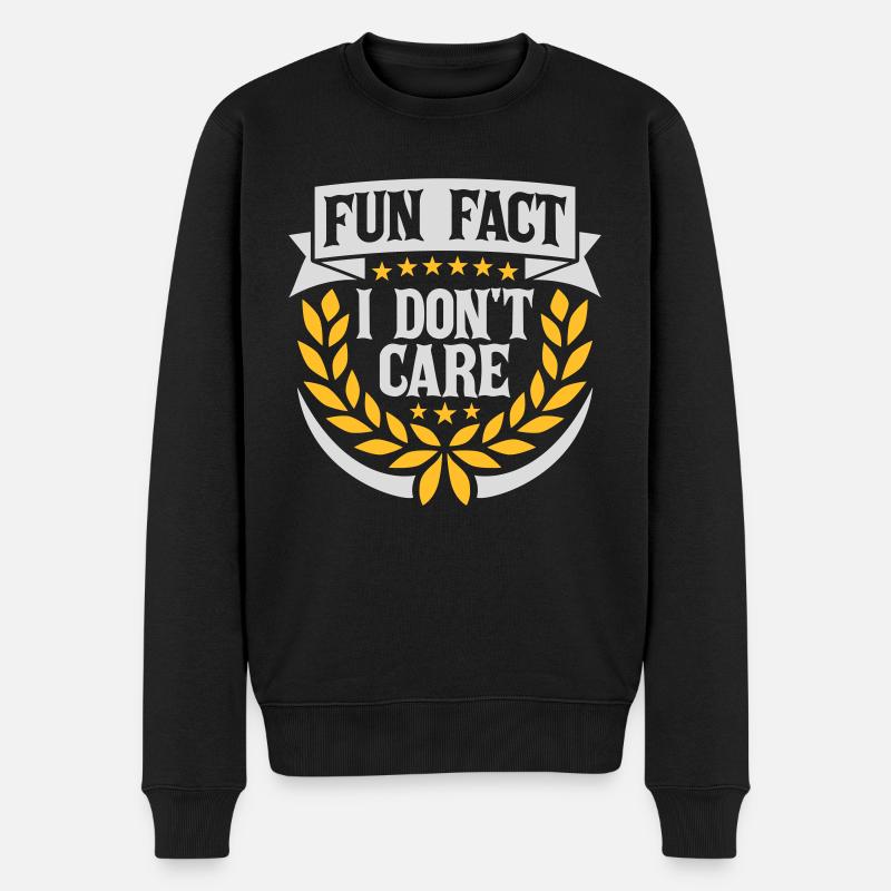 Je me fiche des faits - Pull Premium bio Homme - noir