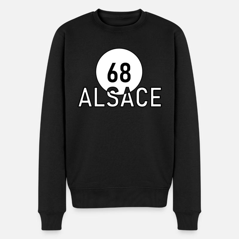 Elsass N68 - Männer Premium Bio Pullover - Schwarz