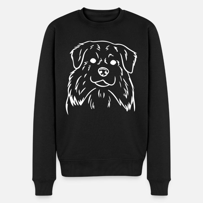Chien Hund - Pull Premium bio Homme - noir