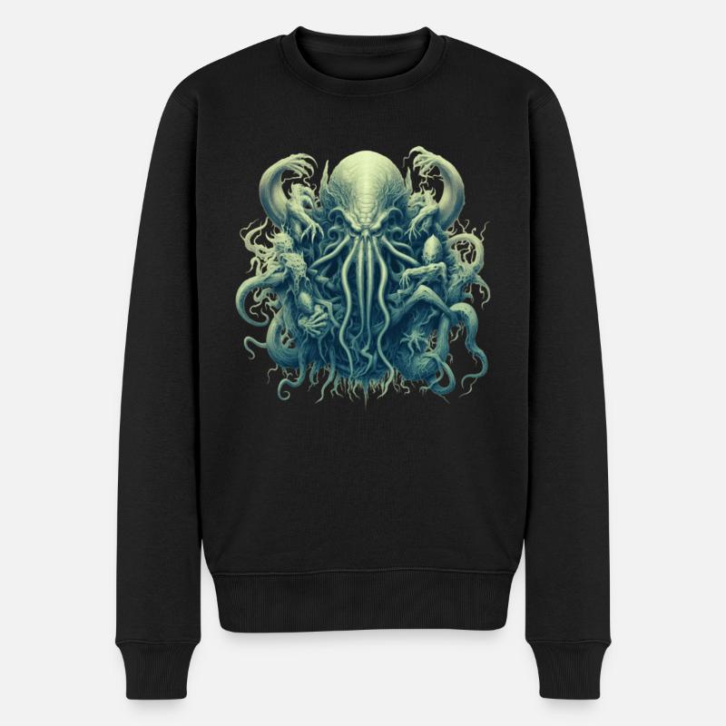CTHULHU - Männer Premium Bio Pullover - Schwarz