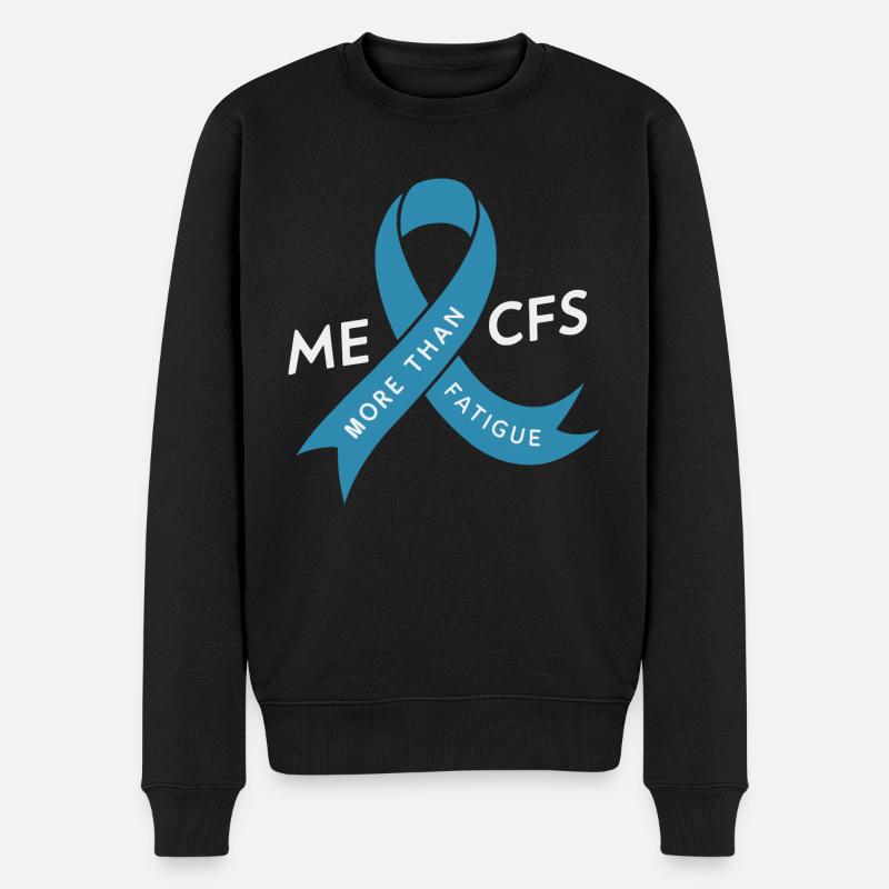 ME/CFS Awareness - More Than Fatigue - Männer Premium Bio Pullover - Schwarz
