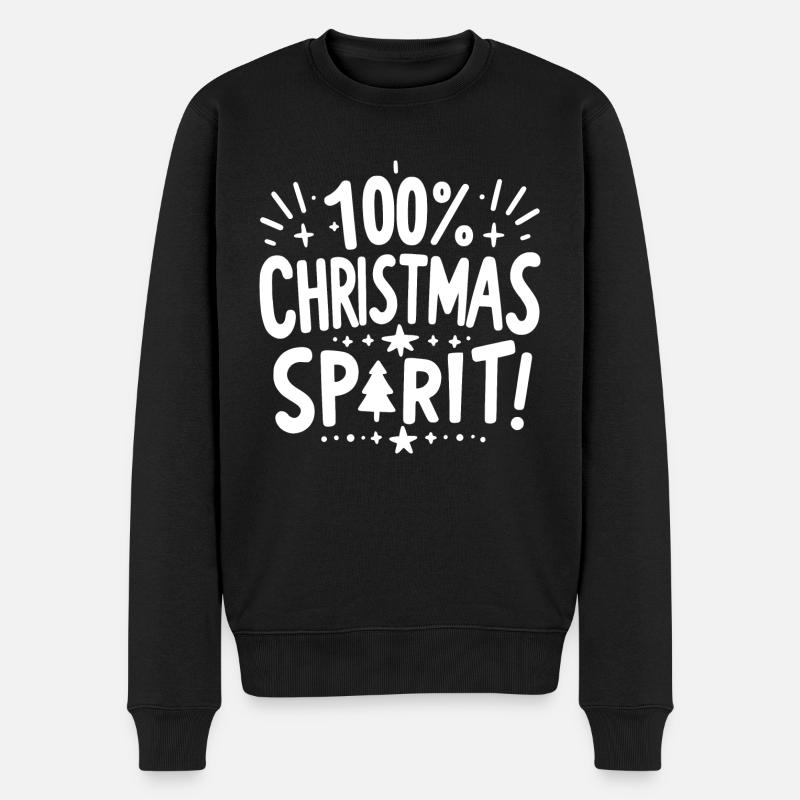 100% de Noël - Pull Premium bio Homme - noir