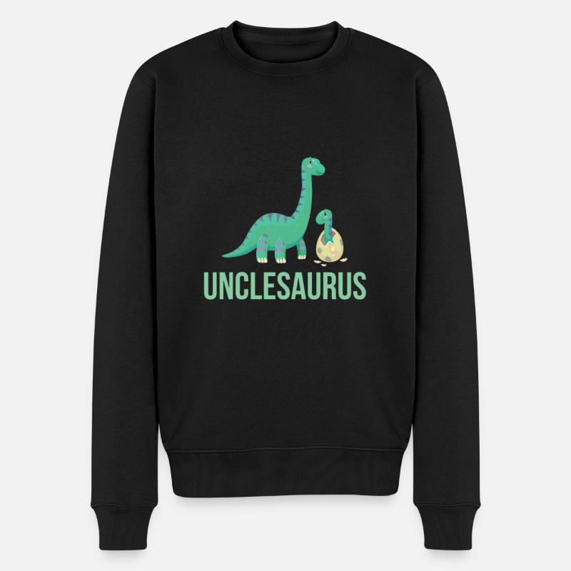 Oncle Saurus - Pull Premium bio Homme - noir