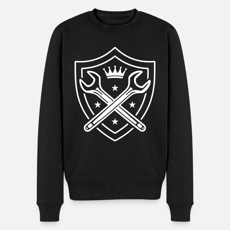 Clé Logo Artisan - Pull Premium bio Homme - noir