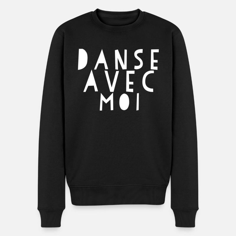Danse Avec Moi - Dance Shirts - Männer Premium Bio Pullover - Schwarz