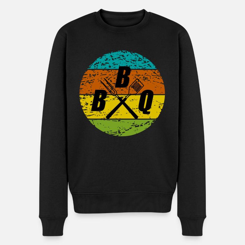 BBQ - Pull Premium bio Homme - noir