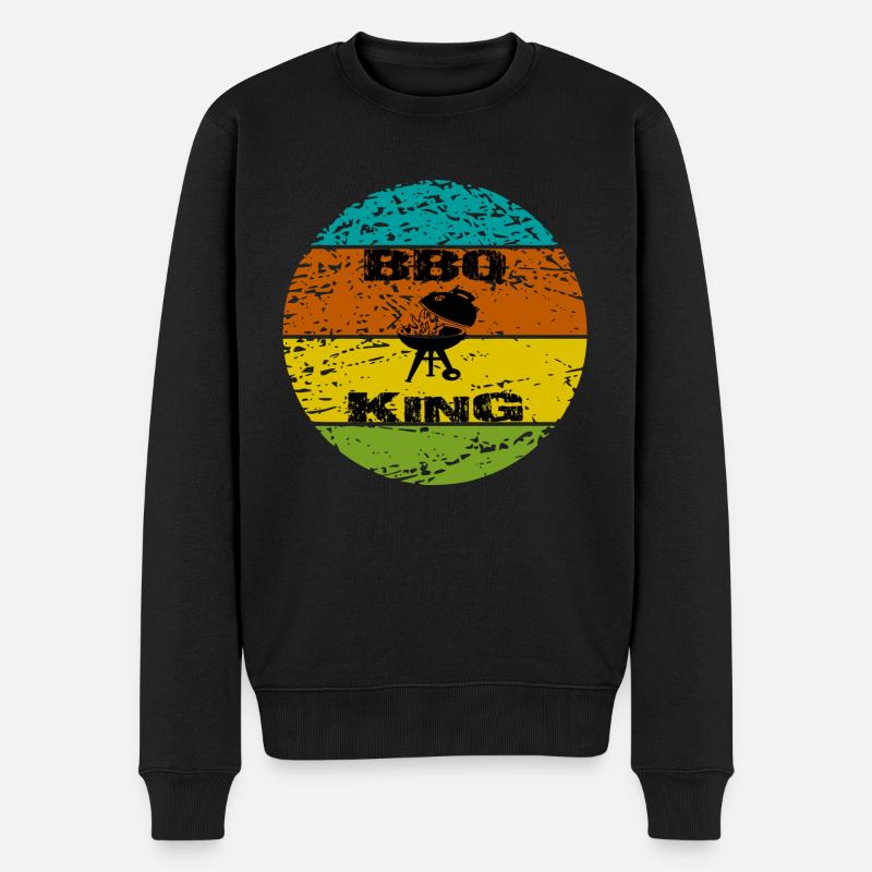 BBQ - Pull Premium bio Homme - noir