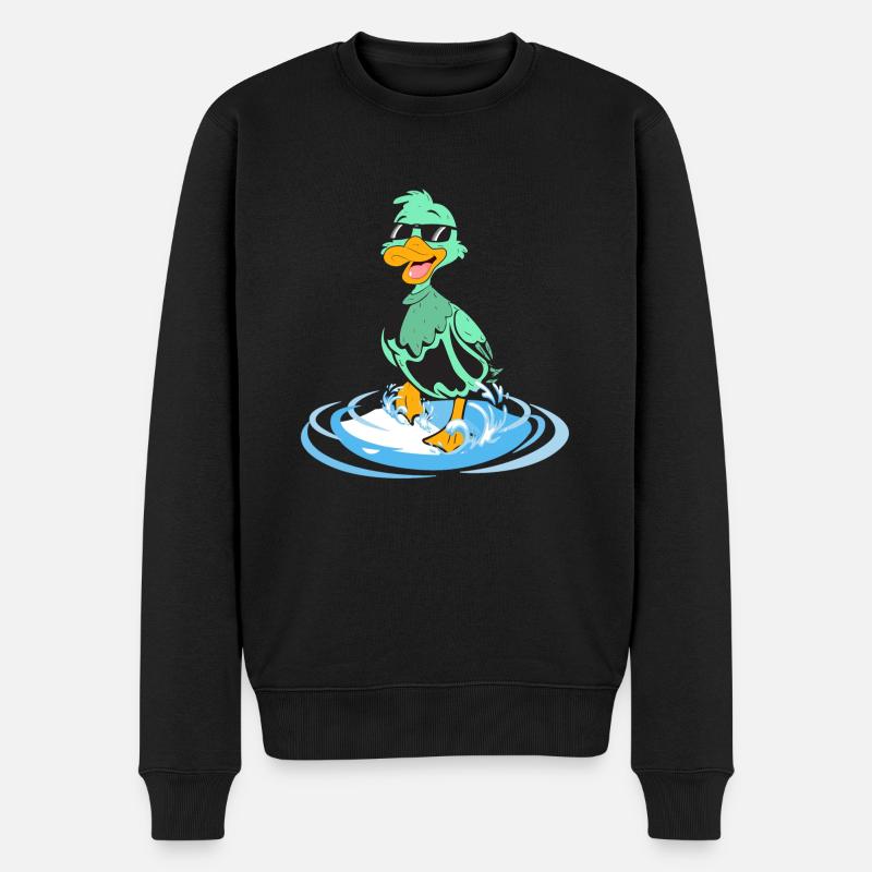 Canard drôle cool - Pull Premium bio Homme - noir