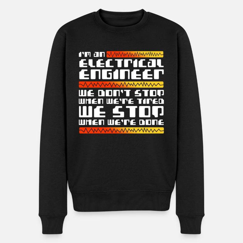 Électricien - Pull Premium bio Homme - noir
