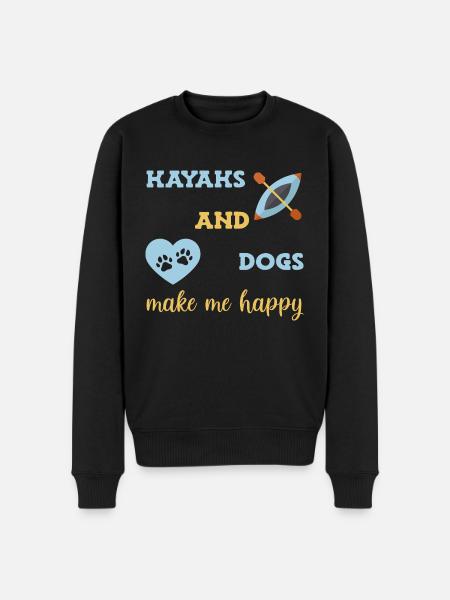 Kayak Kayaking - Men's Premium Organic Jumper - black
