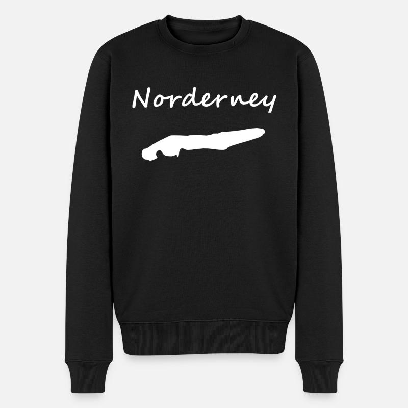 Norderney - Pull Premium bio Homme - noir
