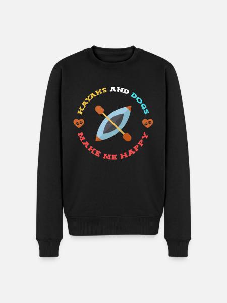 Kayak Kayaking - Men's Premium Organic Jumper - black