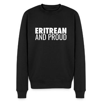 Eritrean And Proud Eritrea Eritreische Eritreer - Männer Premium Bio Pullover - Schwarz - Vorne - Nico (187cm)