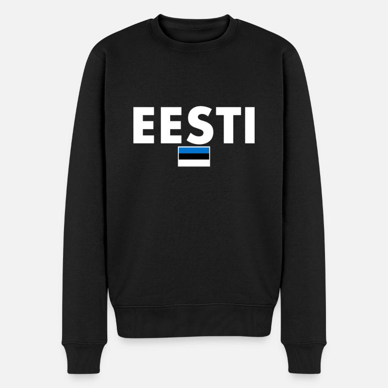 Eesti Estonie Drapeau estonien Este - Pull Premium bio Homme - noir