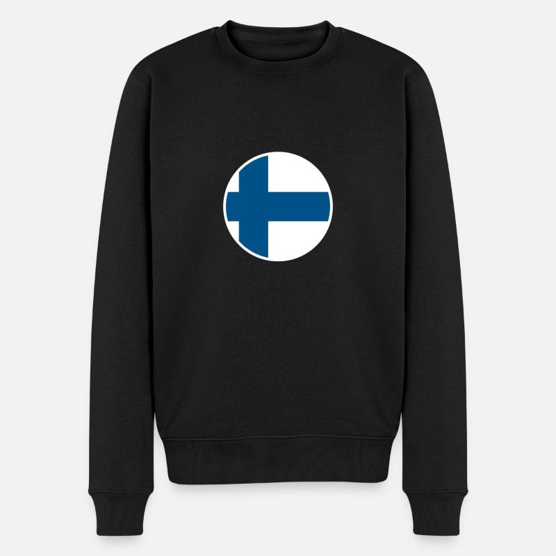Finlande Drapeau finlandais Finn - Pull Premium bio Homme - noir