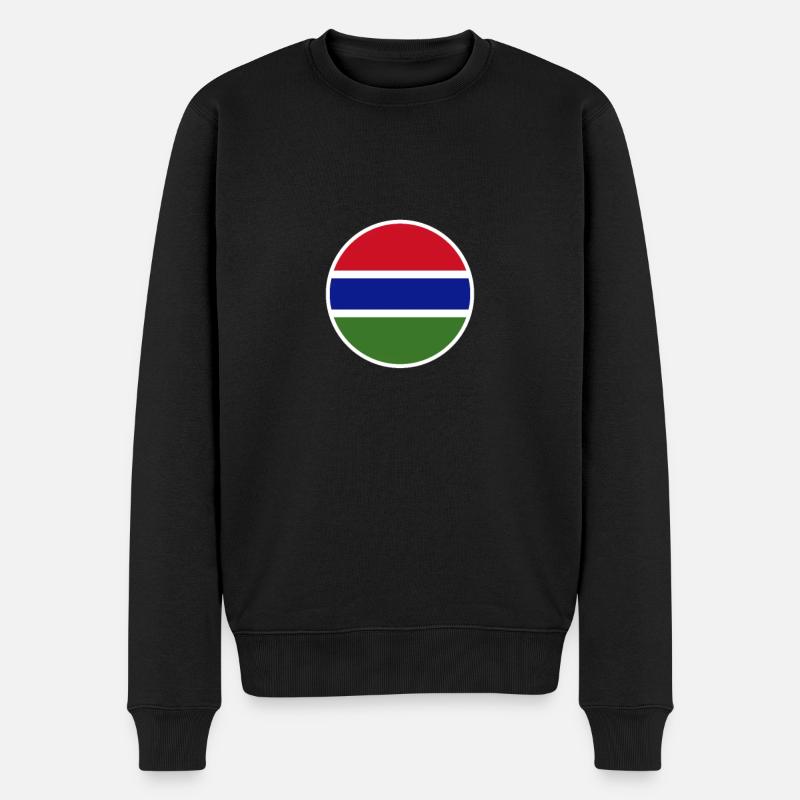 Gambie Drapeau gambien Gambier - Pull Premium bio Homme - noir