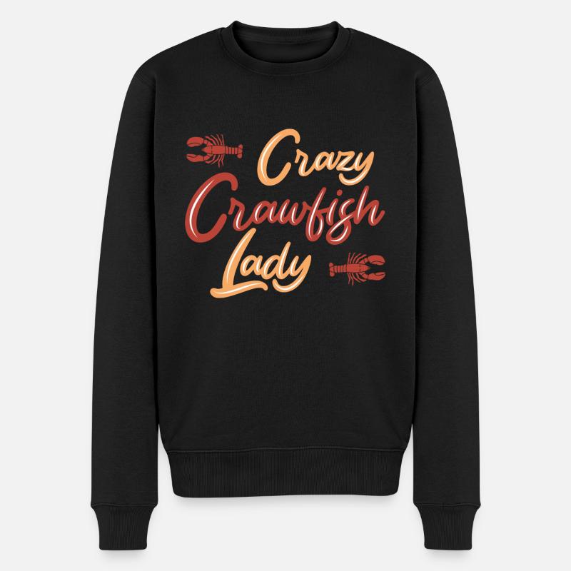 Langusten Languste - Männer Premium Bio Pullover - Schwarz