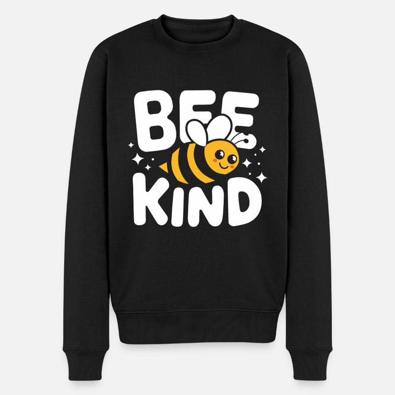 Honigbiene Imker Bienen Biene - Männer Premium Bio Pullover - Schwarz
