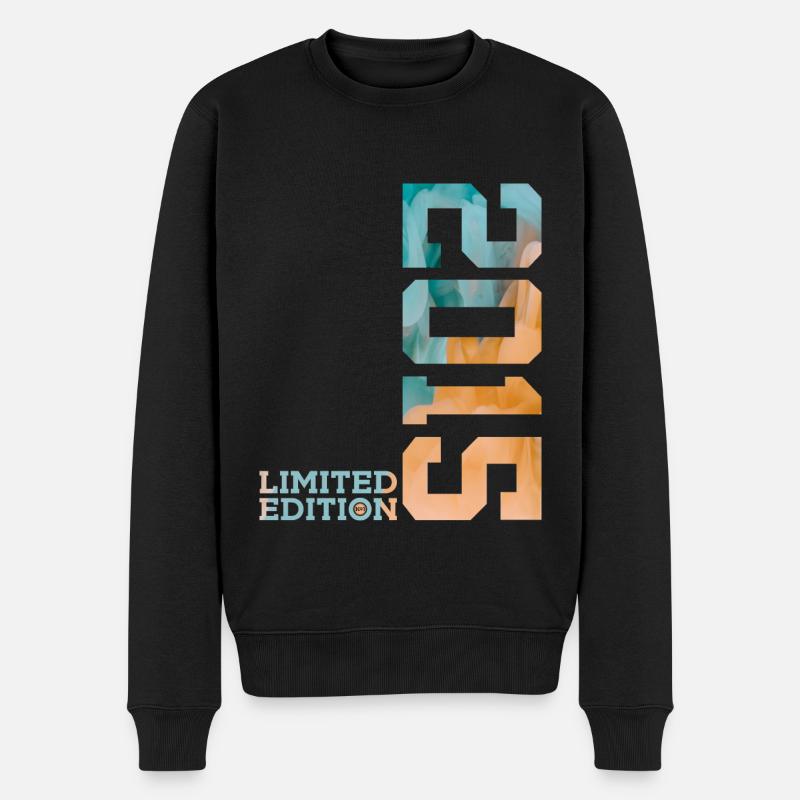 11. GEBURTSTAG LIMITED EDITION 2015 - Männer Premium Bio Pullover - Schwarz