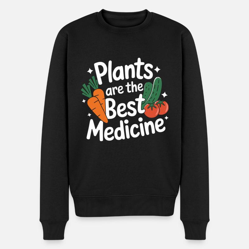 Végétarien Végétalien Végétarien Végétarien - Pull Premium bio Homme - noir