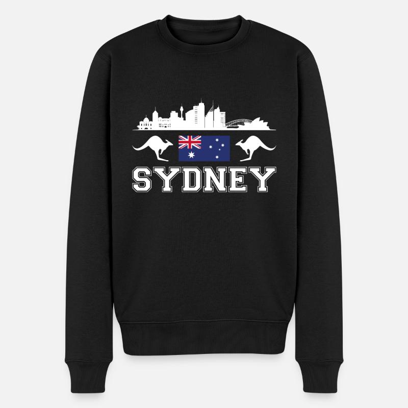 Sydney - Pull Premium bio Homme - noir